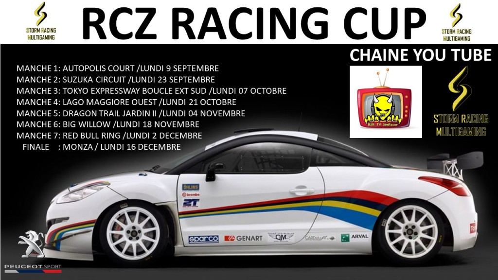 RCZ RACING CUP SAISON 2 - championnat GT