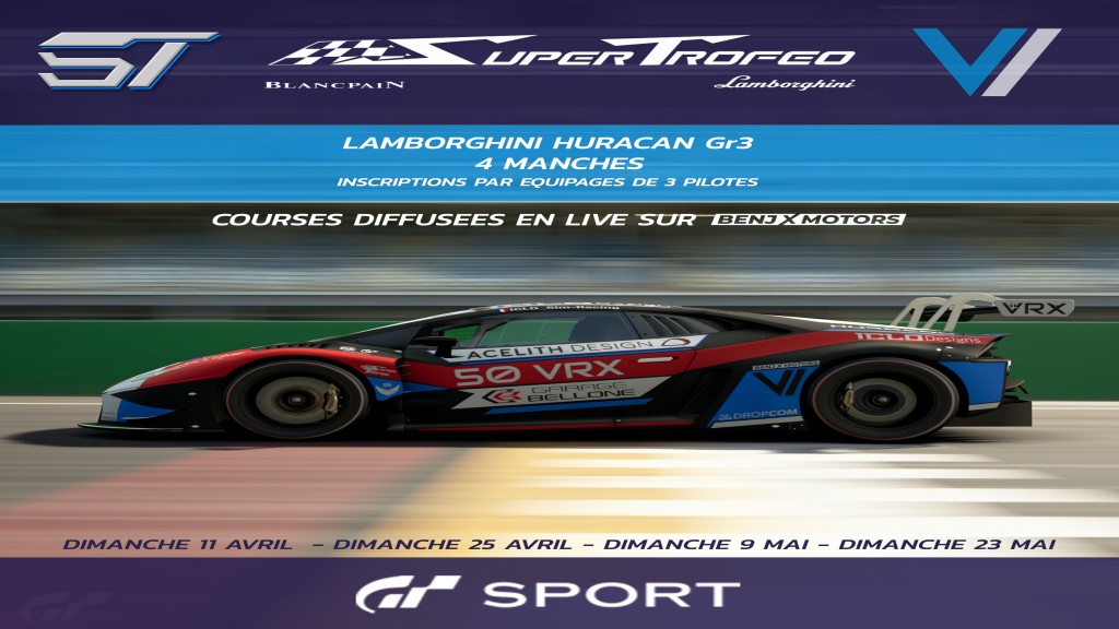 Super Trofeo by VRX - Saison 3 - championnat GT