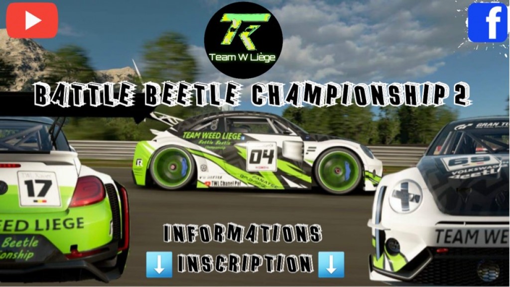 Battle beetle championship 2  : championnat eSport sur Gran Turismo