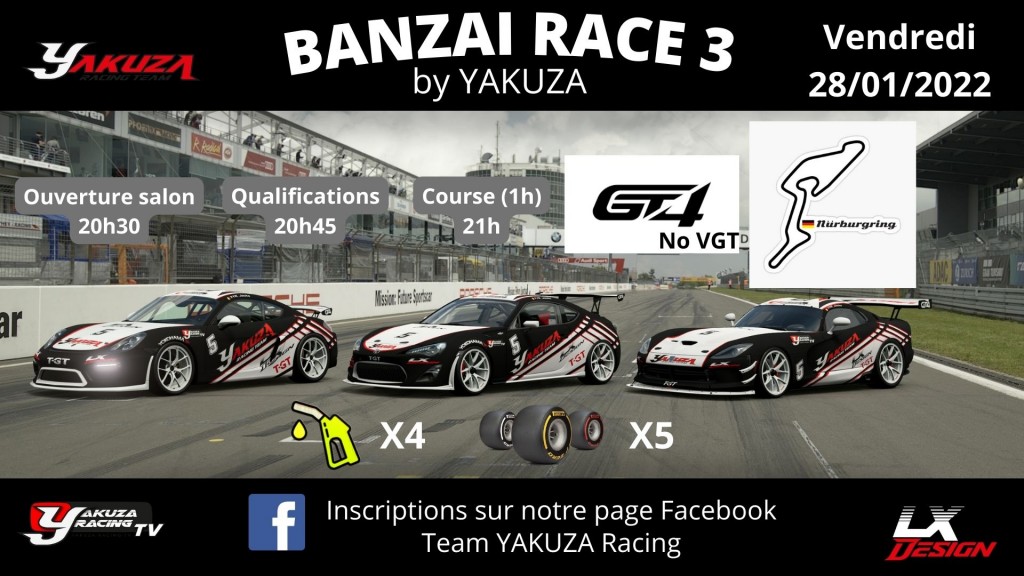 Banzai Race 3 by YAKUZA (esport.granturismo-fr.com)