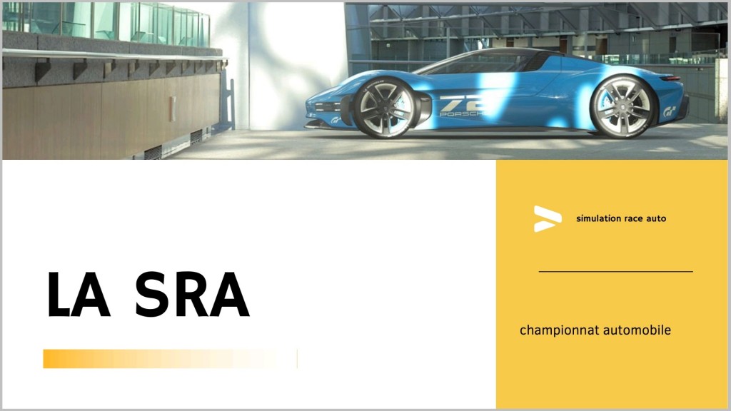 LA SRA : championnat eSport sur Gran Turismo