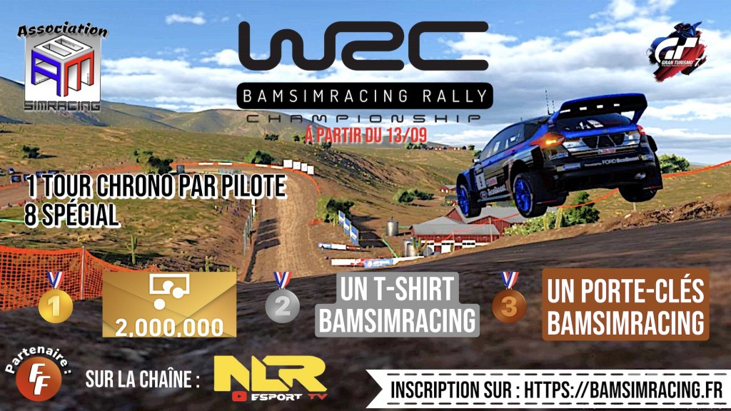 Championnat WRC  : championnat eSport sur Gran Turismo