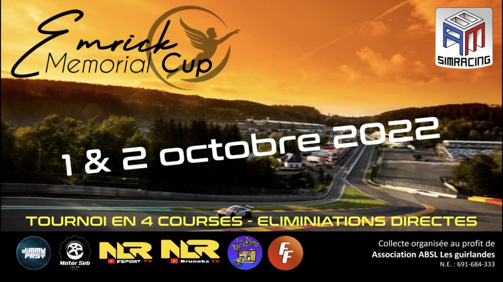 Tournoi Emrick mémorial cup : évènement eSport sur Gran Turismo