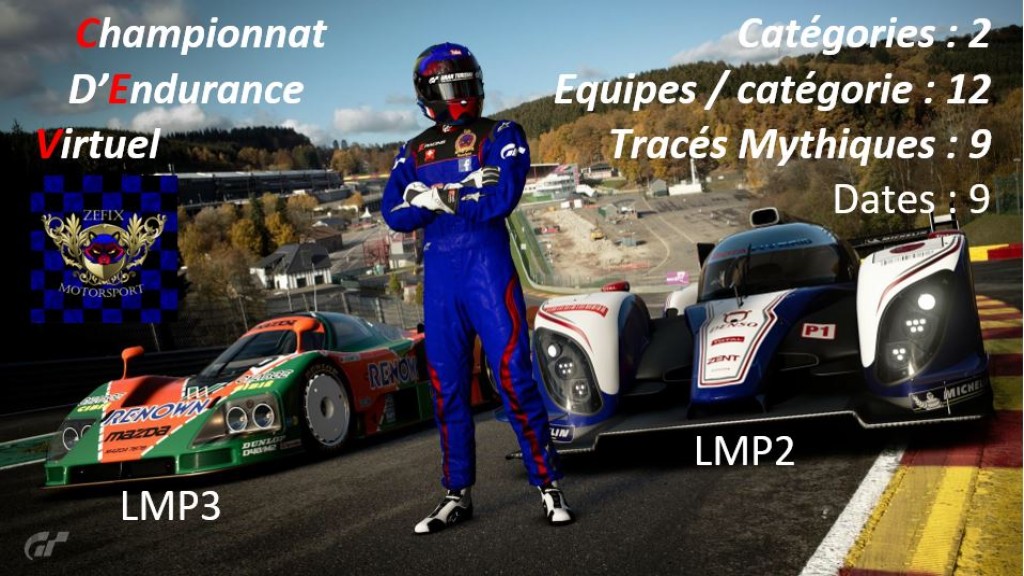 Championnat d'Endurance Virtuel - championnat GT