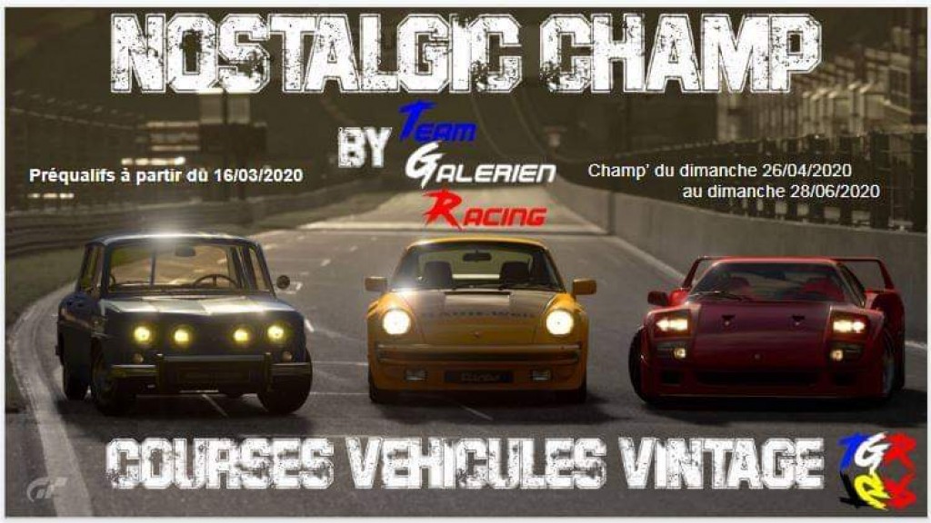 Nostalgic Champ by TGR - championnat GT