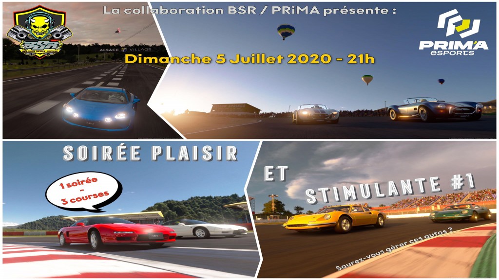 Soirée Plaisir et Stimulante BSR/PRIMA - évènement GT