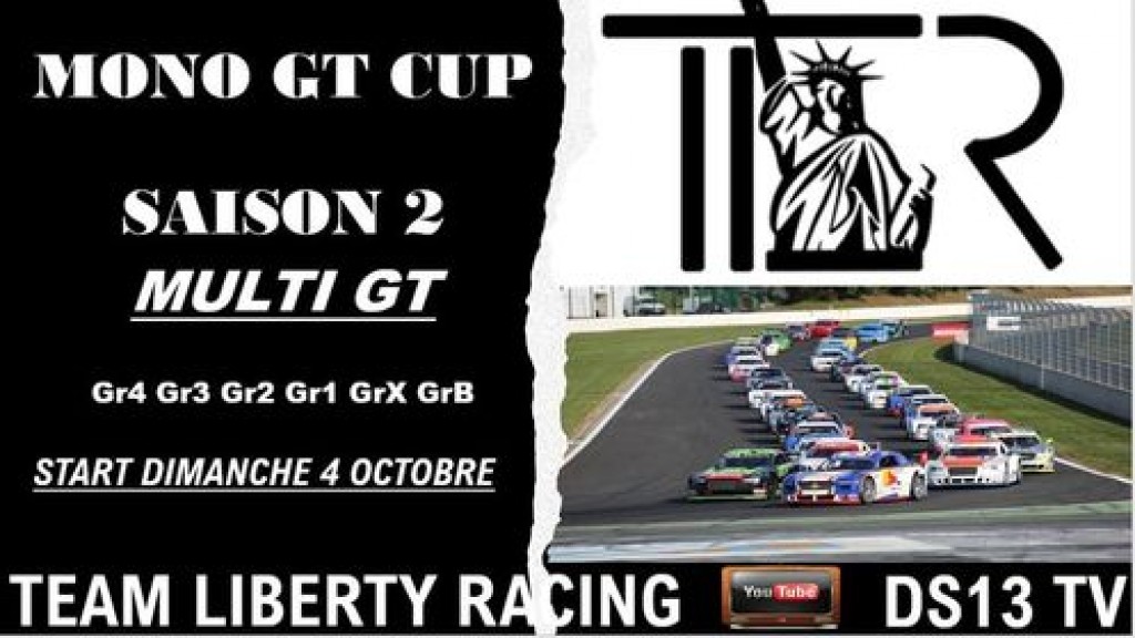 MONO GT CUP - SAISON 2 - championnat GT