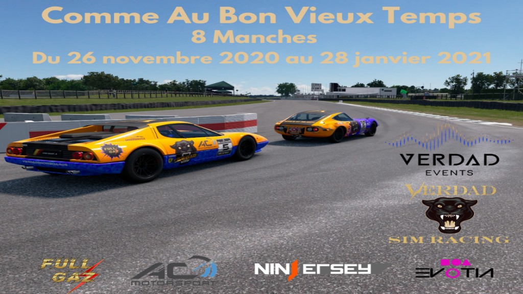 Comme Au Bon Vieux Temps by Verdad Sim Racing - championnat GT