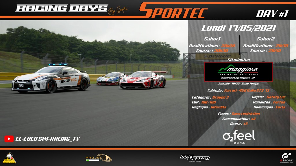 SPORTEC Racing Days #1 - évènement GT