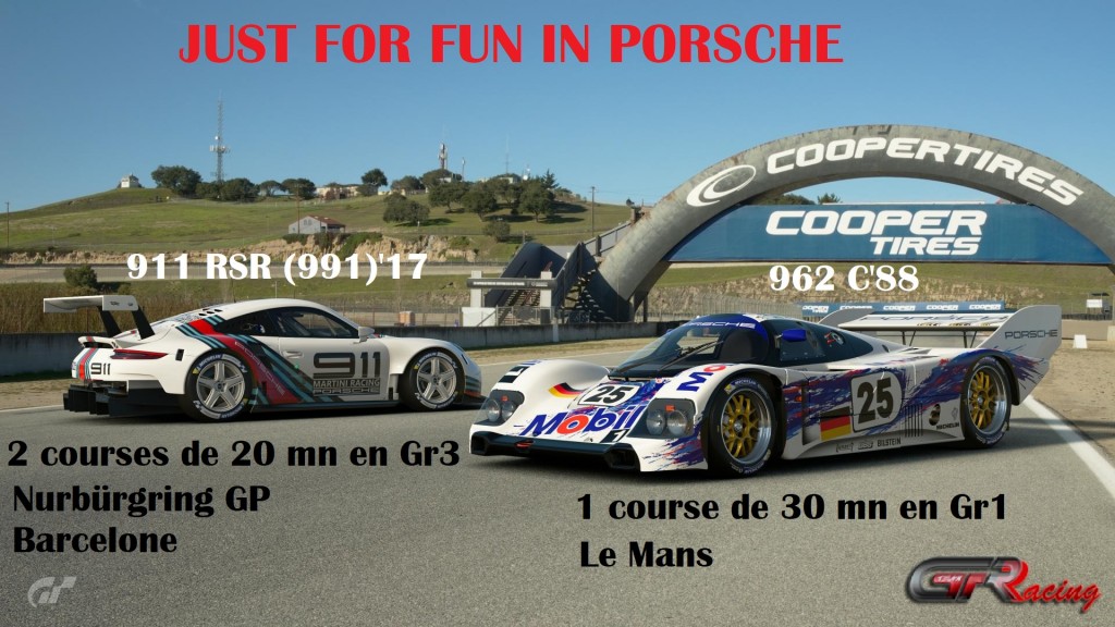 Just For Fun In Porsche (esport.granturismo-fr.com)