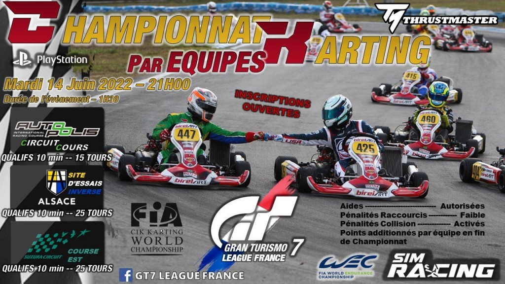 Karting Par équipes (esport.granturismo-fr.com)