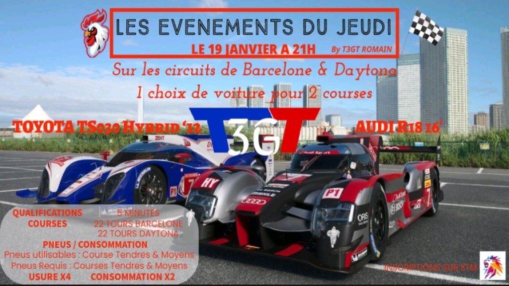 L'event du jeudi de la T3GT (esport.granturismo-fr.com)