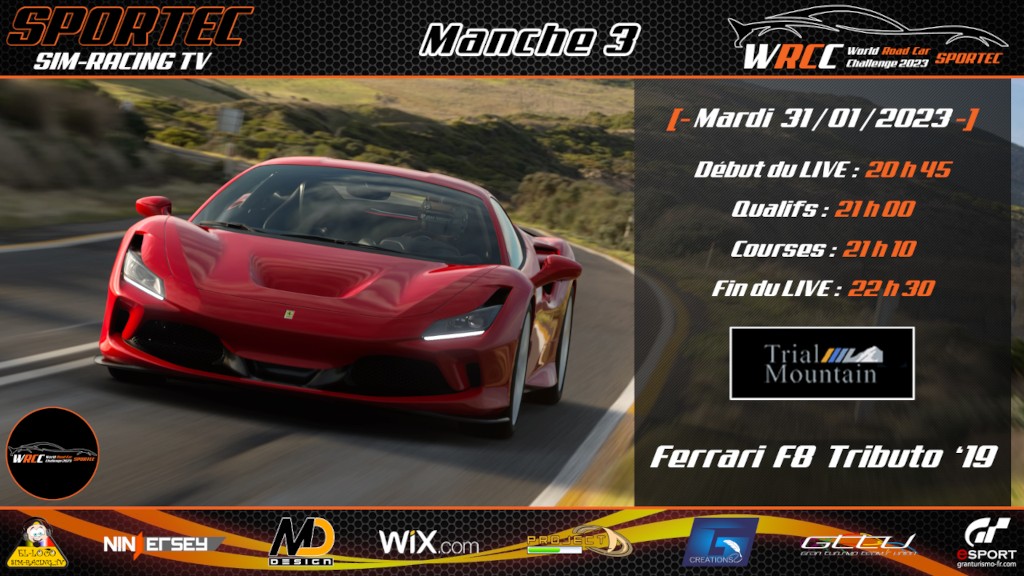 WRCC by SPORTEC - MANCHE 3 - diffusion GT