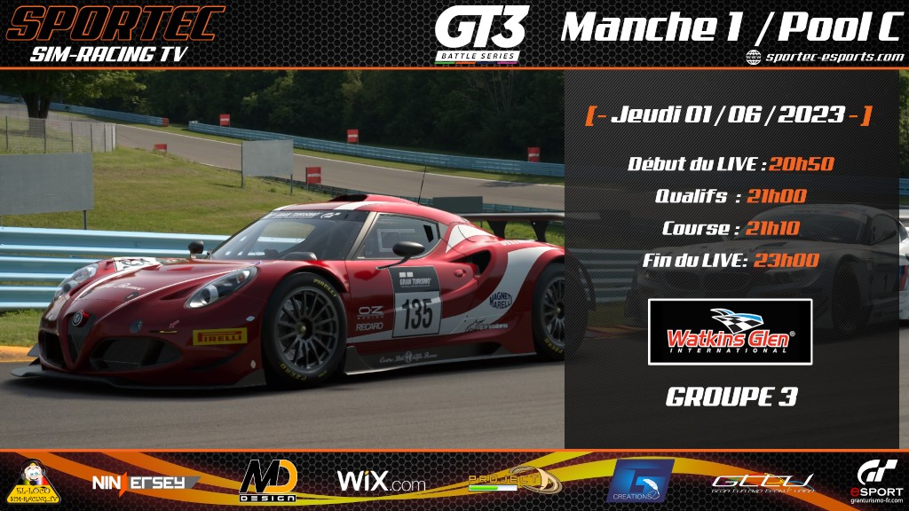 GT3 Battle Series - Manche 1 - Pool C : live eSport sur Gran Turismo