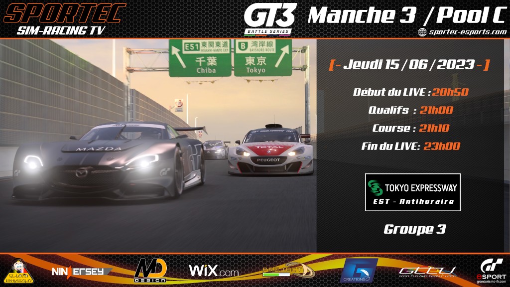 GT3 Battle Series - Manche 3 - Pool C - diffusion GT
