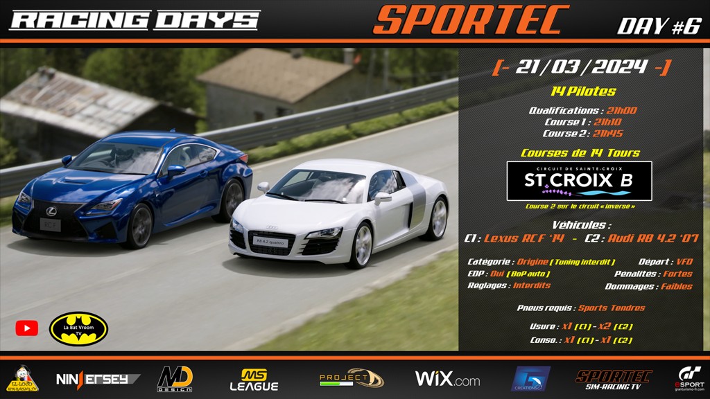 SPORTEC Racing Days #6 (esport.granturismo-fr.com)
