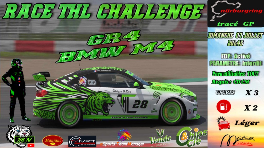 RACE THL CHALLENGE - évènement GT