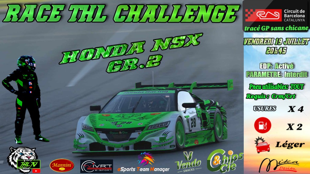 RACE THL CHALLENGE - évènement GT