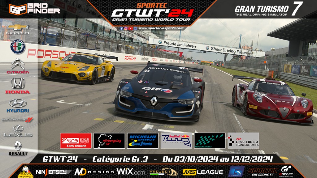 Grind Finder GTWT'24 by Sportec Esoports - championnat GT