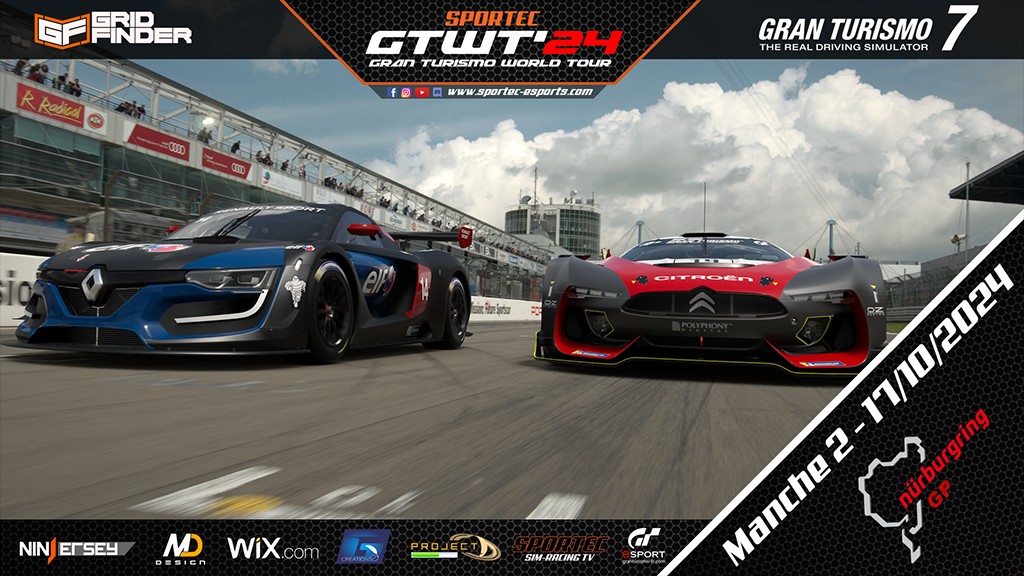 Grind Finder GTWT'24 by Sportec Esoports - Manche 2 : live eSport sur Gran Turismo