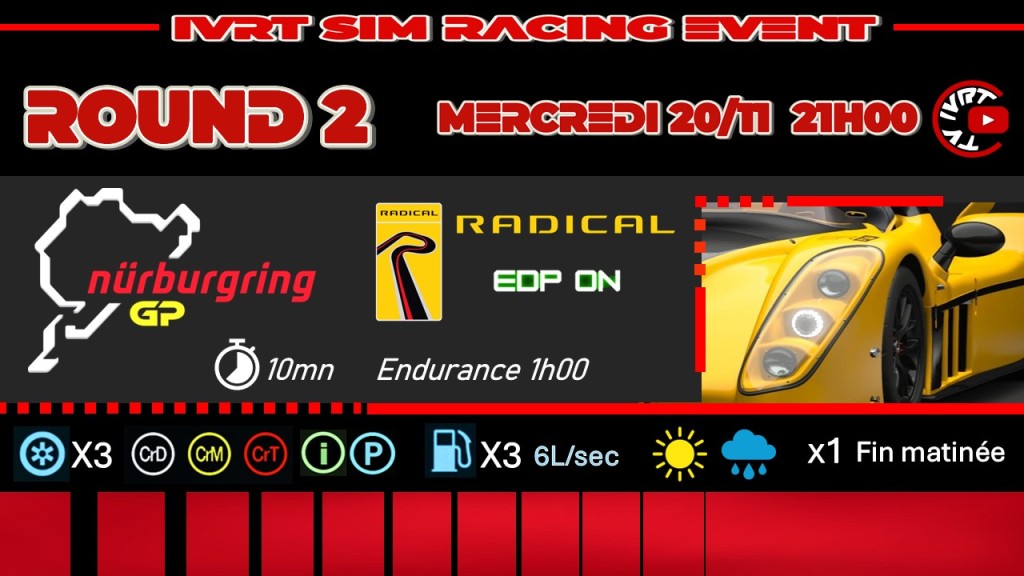 IVRT ROUND 2 RADICAL - évènement GT