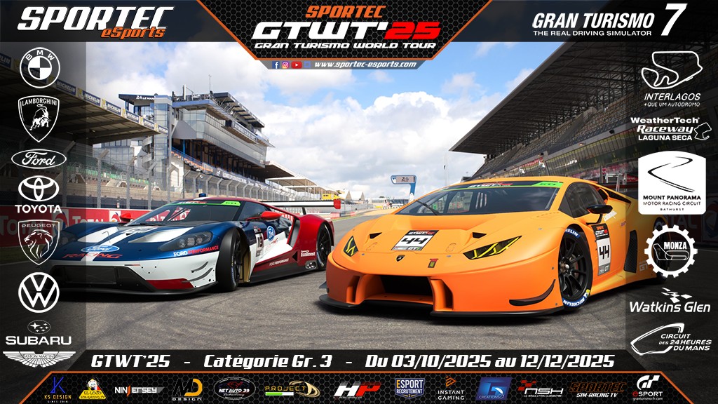 GTWT'25 : championnat eSport sur Gran Turismo